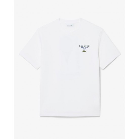 CAMISETA LACOSTE  JERSEY TENNIS - BRANCO